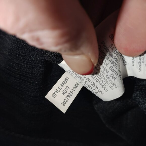 JCrew Womens Peplum Top M Black Bell Sleeve Textured‎ Classic Corporate Goth - Picture 4 of 14